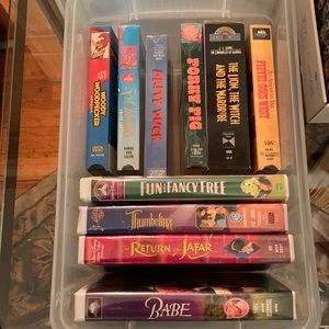 Childrens VHS collection of movies